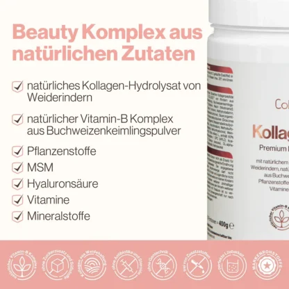 KollagenVital Natur — 400 г — преміальний beauty-комплекс