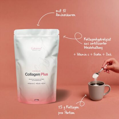 CollagenPlus + Вітамін C + Цинк + Біотин — 450 г