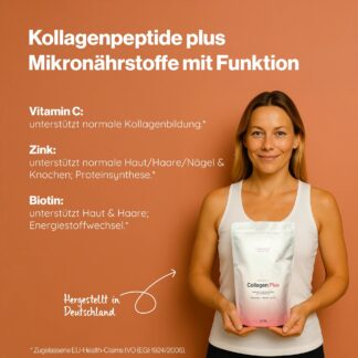 CollagenPlus + Вітамін C + Цинк + Біотин — 450 г