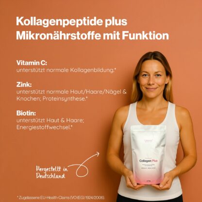 CollagenPlus + Вітамін C + Цинк + Біотин — 450 г