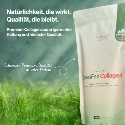 Grass-Fed Collagen зі Швейцарії від альпійської великої рогатої худоби — 400 г
