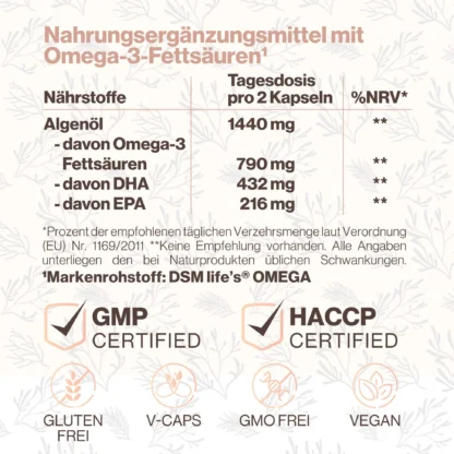 Веганські капсули Omega-3