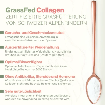 Grass-Fed Collagen зі Швейцарії від альпійської великої рогатої худоби — 400 г