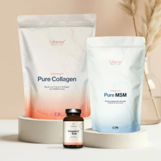 Collaviva Beauty Bundle — PureCollagen + MSM + Вітамін C + Цинк