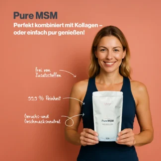 Pure MSM 500 г — органічна сірка (>99,9% чистоти)