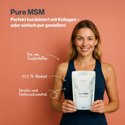 Pure MSM 500 г — органічна сірка (>99,9% чистоти)